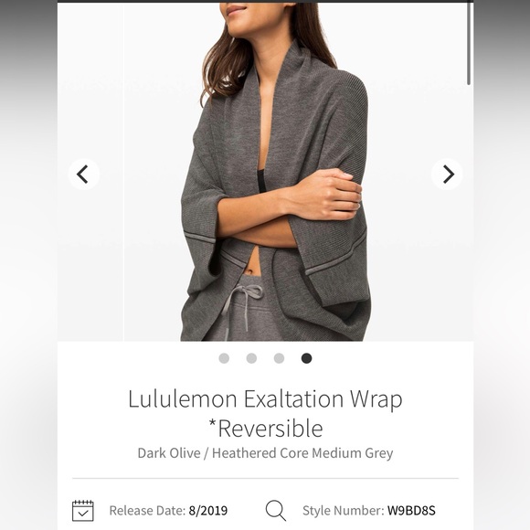 Lululemon Exaltation Wrap *Reversible - Picture 9 of 10